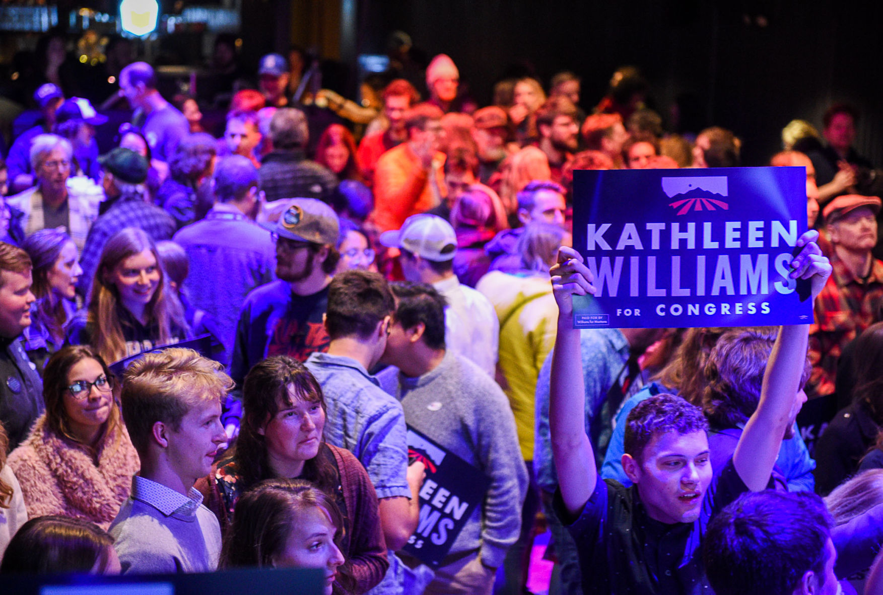 Kathleen Williams Election Night